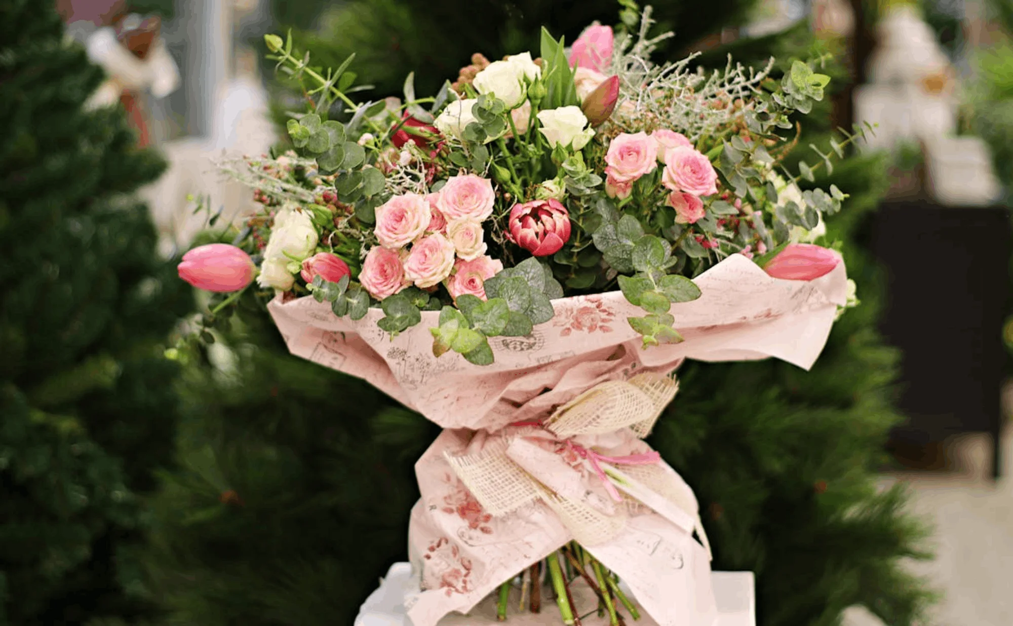 Weelderig kerstboeket